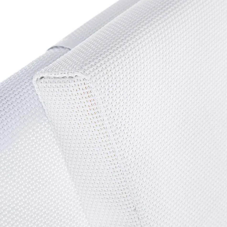 Outdoor Deckchair in Aluminium with Seat in Textilene, 4 Pieces - Kailua Viadurini