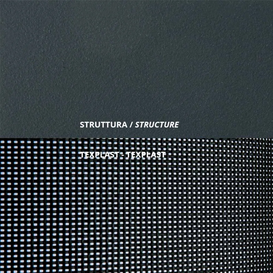 Folding Garden Deck Chair in Galvanized Steel Made in Italy 2 Pieces - Hobbit Viadurini