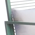 Outdoor Aluminium Rocking Chair with Padded Cushion - Brontolo Viadurini