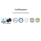 High Office Chair with Wheels and Ergonomic and Swivel Cushion - Filanna Viadurini