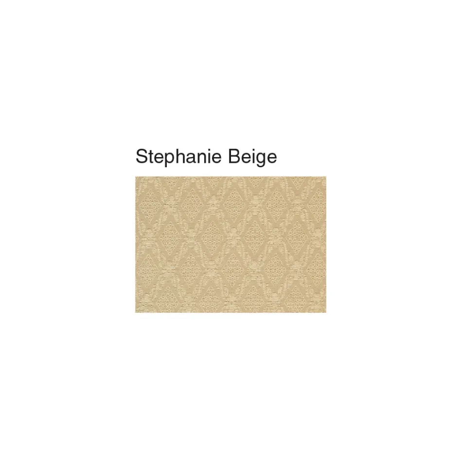 Classic Chair in Wood and Seat in Fabric Design Made in Italy - Baptiste Viadurini