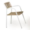 Aluminium Outdoor Chair with Armrests - Eugene