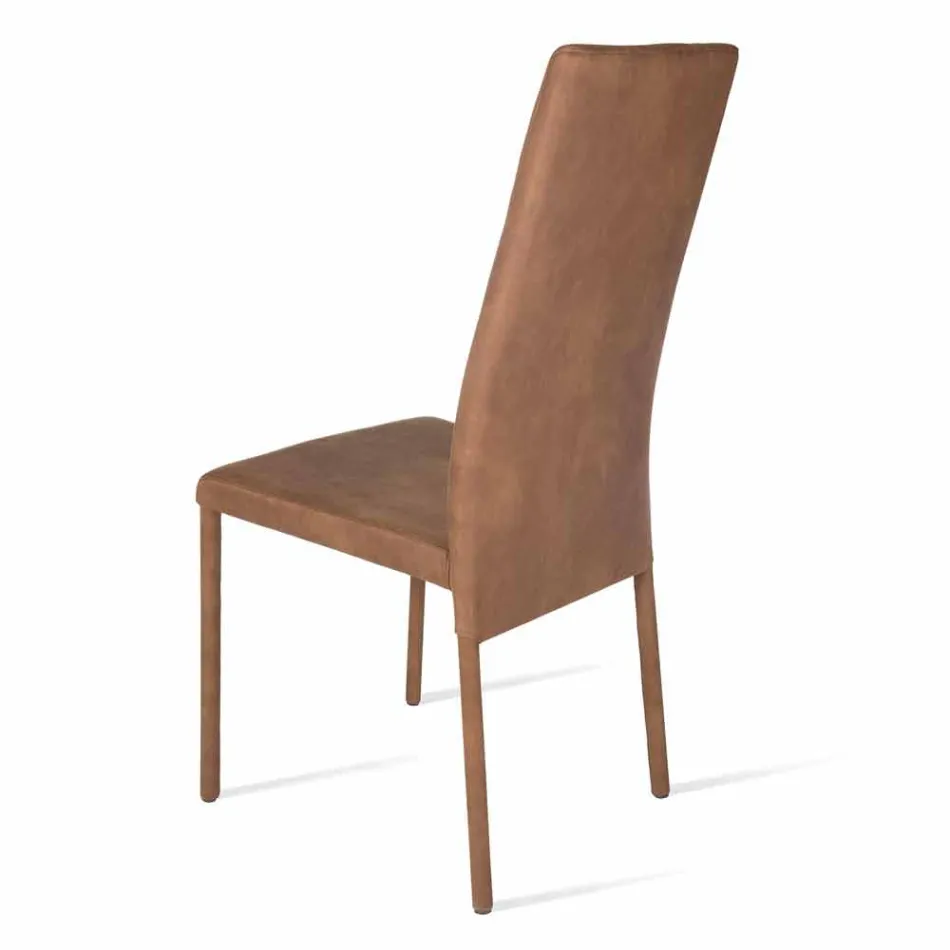 Becca modern design high-back chair, made in Italy Viadurini