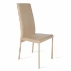 Becca modern design high-back chair, made in Italy Viadurini