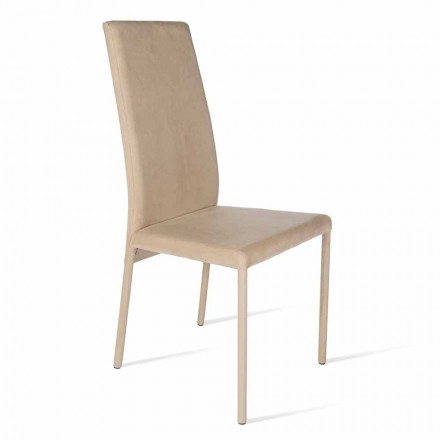 Becca modern design high-back chair, made in Italy Viadurini
