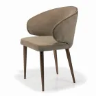 Chair with Fully Upholstered Seat and Backrest Made in Italy - Adria Viadurini