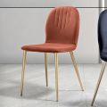 Chair with Monocoque Fabric Seat and Conical Legs Made in Italy - Nezoku