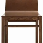 Chair with Ash Structure and Oak Shell Made in Italy - Emilia Viadurini