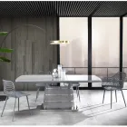 Kitchen Chair in Matt Polypropylene with Steel Legs 4 Pieces - Beyonce Viadurini