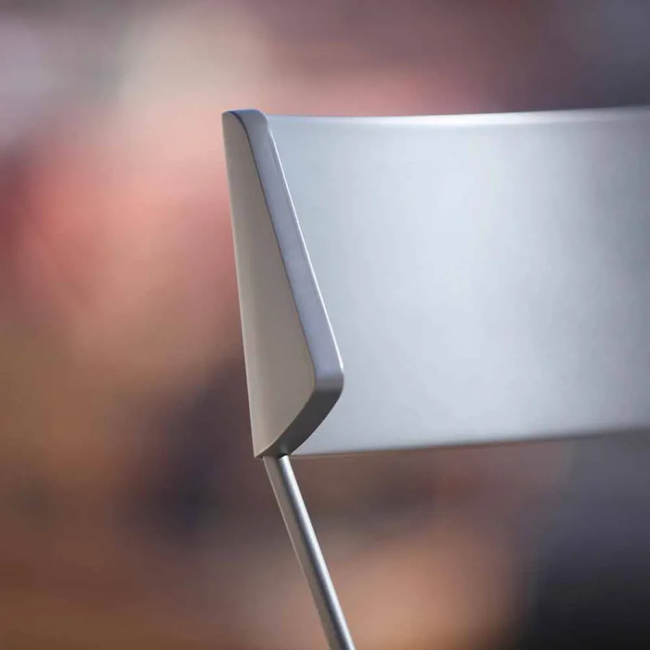 Handmade Kitchen Chair in Wood and Precious Steel Made in Italy - Granada Viadurini