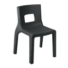 Stackable Kitchen Chair in Polyethylene Made in Italy 2 Pieces - Alassio Viadurini