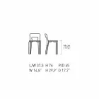 Kitchen Chair in Natural Curved Beech Wood Made in Italy - Cassiopea Viadurini