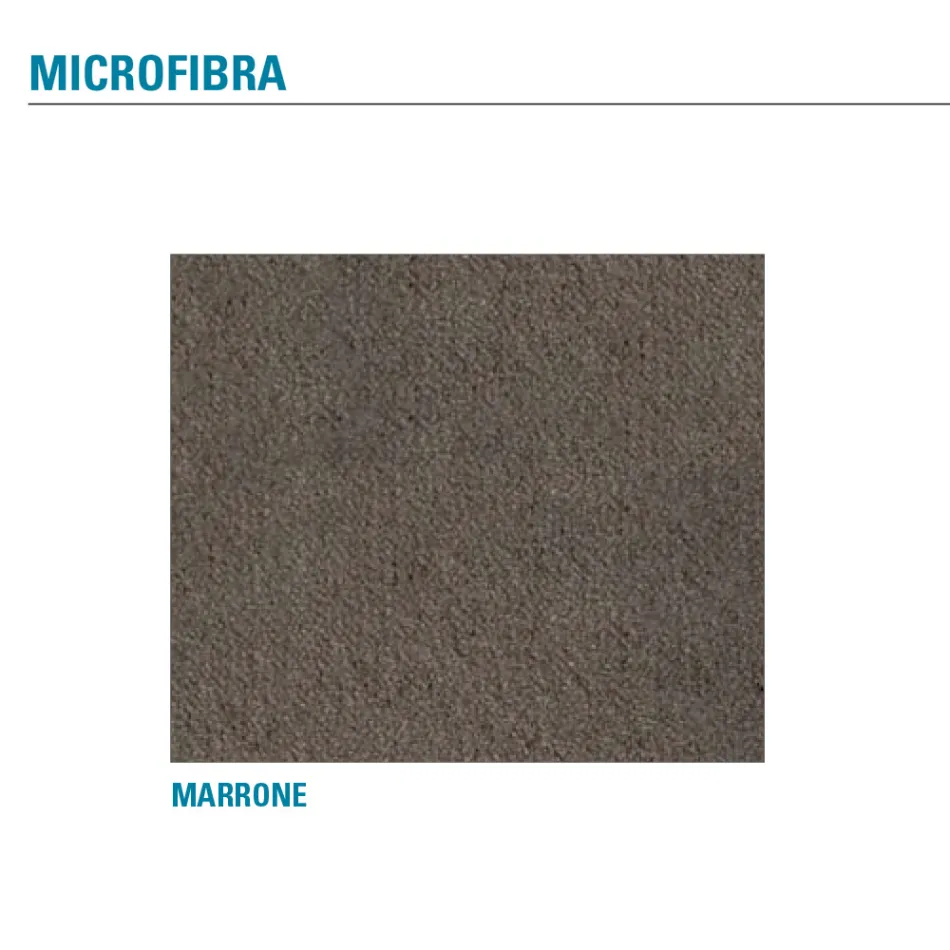 Kitchen Chair Upholstered in Microfiber Made in Italy, 2 Pieces - Rebecca Viadurini