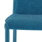 Kitchen Chair Covered in Fabric Made in Italy 4 Pieces - Monnalisa Viadurini