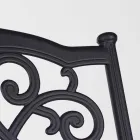 Stackable Outdoor Chair in White or Anthracite Aluminium, 4 Pieces - Ode Viadurini