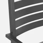 Homemotion Stackable Aluminium Outdoor Chair, 4 Pieces - Carina Viadurini