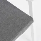 Homemotion Stackable Aluminium Outdoor Chair, 4 Pieces - Carina Viadurini