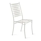 Outdoor Chair in Galvanized Steel Stackable 4 Pieces Made in Italy - Sibo Viadurini