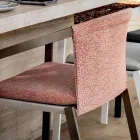 Outdoor Aluminium Chair with or Without Cushion, High Quality, 4 pcs - Filomena Viadurini