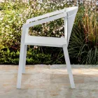 Outdoor Aluminium Chair with or Without Cushion, High Quality, 4 pcs - Filomena Viadurini