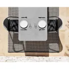 Outdoor Aluminium Chair with or Without Cushion, High Quality, 4 pcs - Filomena Viadurini