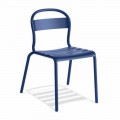 Outdoor Stackable Aluminium Chair Made in Italy, 4 Pieces - Ulyssa
