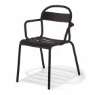 Outdoor Stackable Aluminium Chair Made in Italy, 4 Pieces - Ulyssa Viadurini