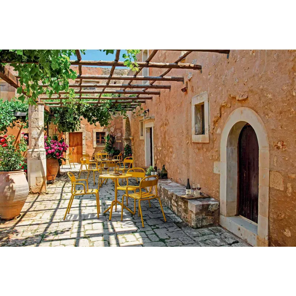 Outdoor Stackable Aluminium Chair Made in Italy, 4 Pieces - Ulyssa Viadurini