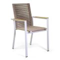 Outdoor Chair in Aluminium, Seat and Backrest in Rope - Detail