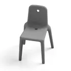 Outdoor Chair in Polyethylene 15 Colours Made in Italy 2 Pieces - Ronnie Viadurini