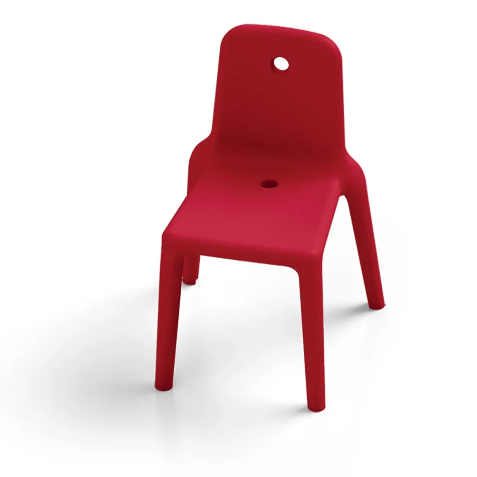 Outdoor Chair in Polyethylene 7 Colours Made in Italy 2 Pieces - Ronnie Viadurini