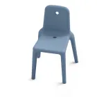 Outdoor Chair in Polyethylene 7 Colours Made in Italy 2 Pieces - Ronnie Viadurini