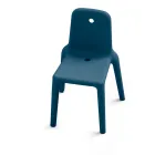 Outdoor Chair in Polyethylene 7 Colours Made in Italy 2 Pieces - Ronnie Viadurini