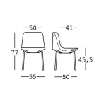 Outdoor Chair in Polyethylene and Aluminium Made in Italy 2 Pieces - Rizia Viadurini