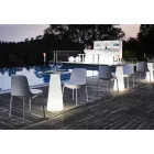 Outdoor Chair in Polyethylene and Aluminium Made in Italy 2 Pieces - Rizia Viadurini