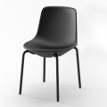 Outdoor Chair in Polyethylene and Aluminium Made in Italy 2 Pieces - Rizia