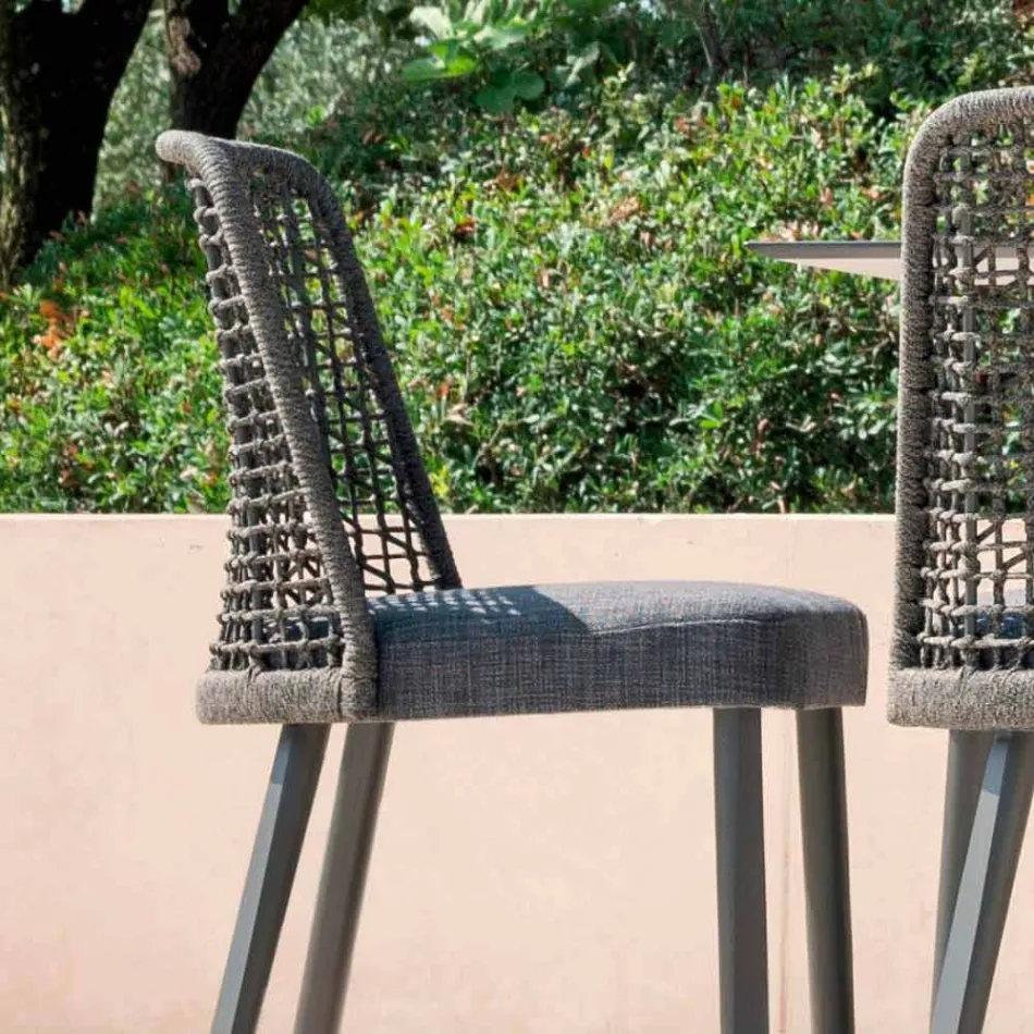 Varaschin Emma outdoor chair in fabric and aluminium design Viadurini