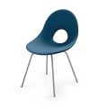Garden Chair in Polyethylene and Aluminium Base Made in Italy - Ashley