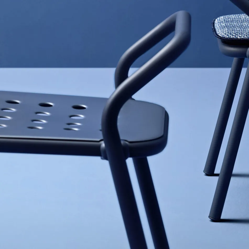 Garden Chair Aluminium Structure Made in Italy - Noss by Varaschin Viadurini