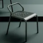 Garden Chair Aluminium Structure Made in Italy - Noss by Varaschin Viadurini