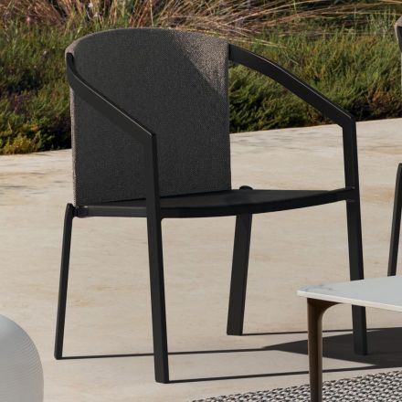 Garden Chair Structure in Painted Aluminium Made in Italy - Jouve Viadurini