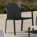 Garden Chair Structure in Painted Aluminium Made in Italy - Jouve