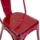 Indoor and Outdoor Chair Made of Iron in Different Colours - Stationery Viadurini