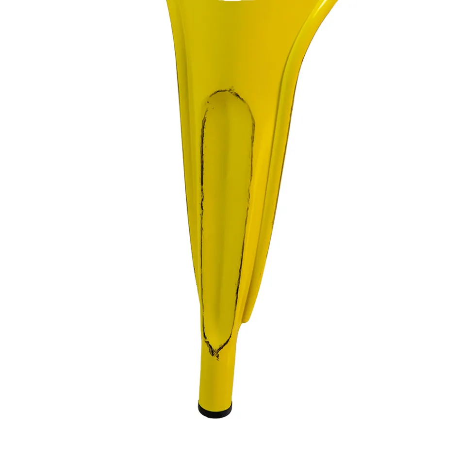 Indoor and Outdoor Chair Made of Iron in Different Colours - Stationery Viadurini