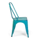 Indoor and Outdoor Chair Made of Iron in Different Colours - Stationery Viadurini