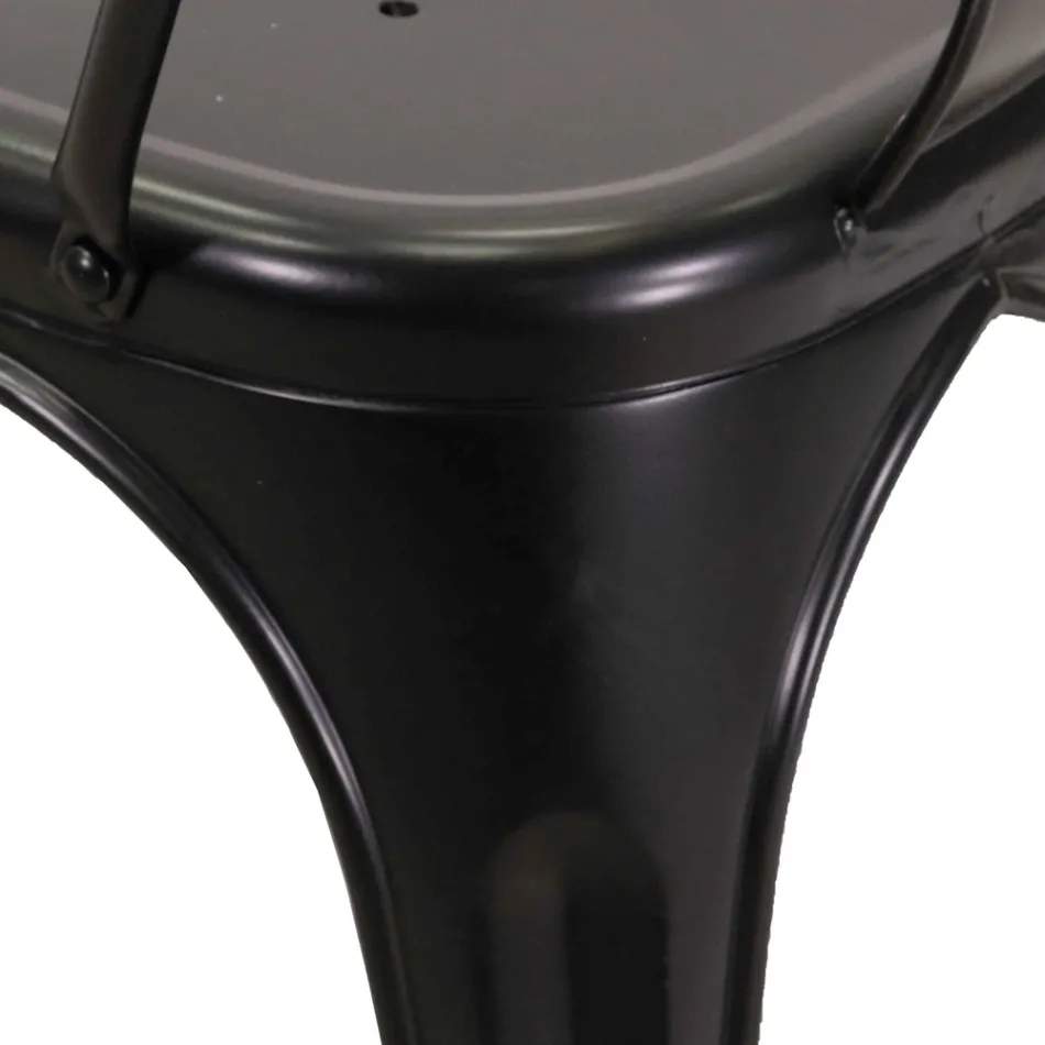 Indoor and Outdoor Chair Made of Iron in Different Colours - Stationery Viadurini