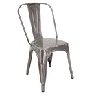 Indoor and Outdoor Chair Made of Iron in Different Colours - Stationery Viadurini