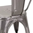 Indoor and Outdoor Chair Made of Iron in Different Colours - Stationery Viadurini