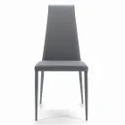 Indoor Chair Fully Padded and Upholstered Made in Italy - Trieste Viadurini