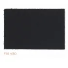 Dining Chair with Armrests Upholstered in Black Leather Made in Italy - Meyer Viadurini